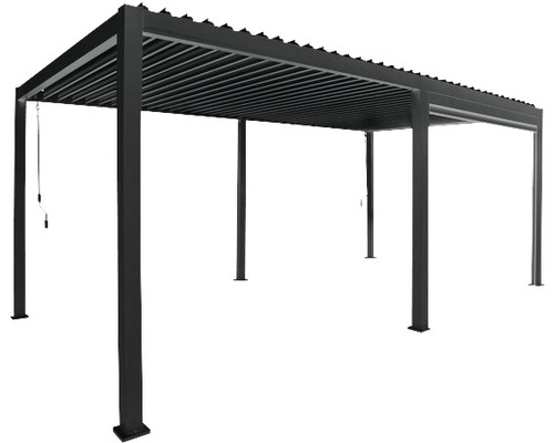 Pergola de jardin autoportante en métal