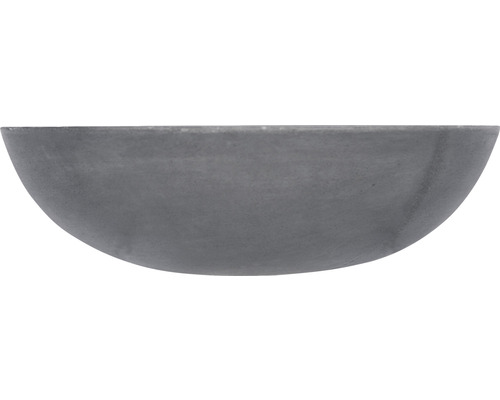 Halbrunde Pflanzschale aus Steinzeug