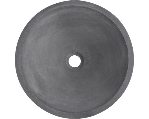 Vasque à poser Differnz Ravano 40 x 40 cm gris foncé mat avec revêtement 38.251.02