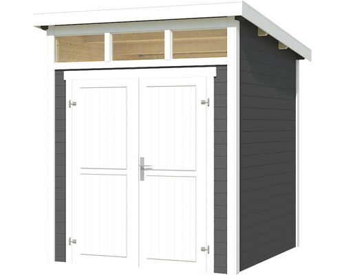 Abri de jardin avec double porte et lanterneau