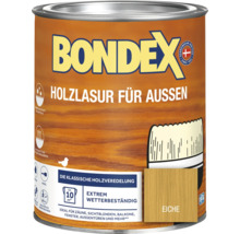 Lasures pour bois extérieur Bondex, couleur chêne, en pot métallique