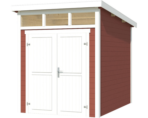 Abri de jardin avec double porte et lanterneau