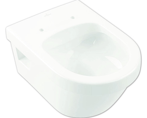 Toilettes avec chasse d'eau murale et cuvette sans rebord Villeroy & Boch Omnia Architectura DirectFlush 5684R1 blanc avec revêtement