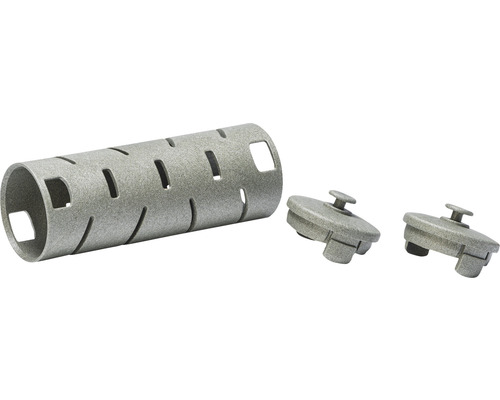 Rouleau à en-cas pour poules beeztees gris 22,5 x 6,5 x 6,5 cm plastique recyclé Gaine de protection de câbles avec embouts correspondants