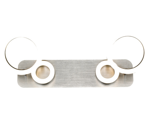 Porte-serviettes en métal avec deux supports