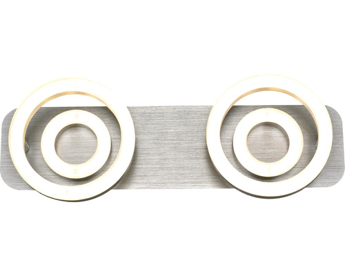 Applique murale double à LED avec design circulaire