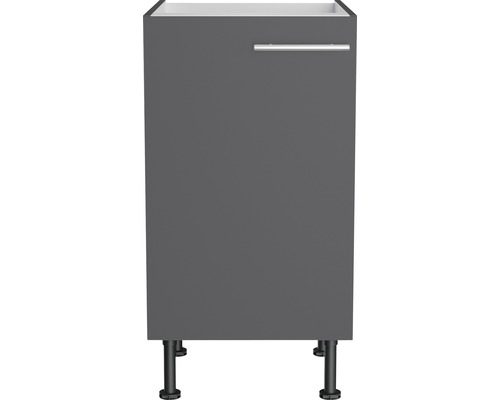 Meuble bas avec une porte et pieds