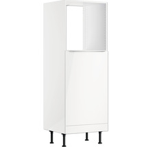 Küchenhochschrank mit Tür und offenem Fach