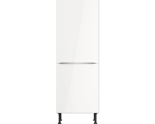 Meuble de cuisine avec deux portes et pieds