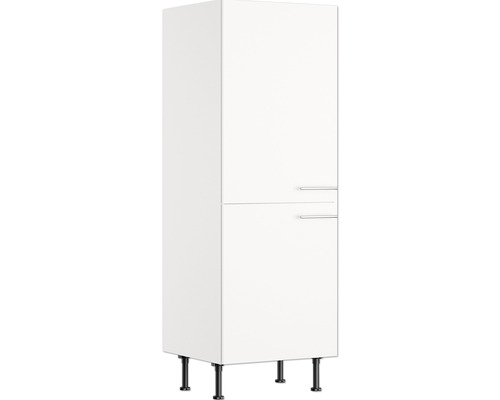 Armoire pour réfrigérateur encastrable Optifit de 88 cm Bengt932 lxpxh 60x58,4x176,6 cm blanc mat démontée tirant réversible (peut être montée à gauche ou à droite)