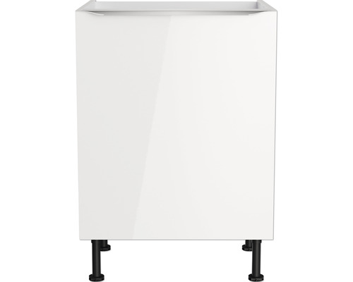 Meuble bas avec pieds noirs