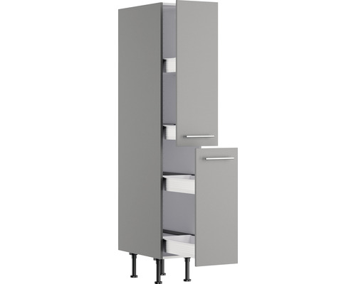 Armoire de cuisine haute avec plusieurs tiroirs