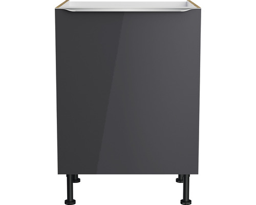 Meuble bas de cuisine avec pieds