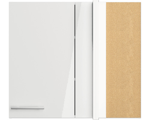 Gros plan d''une armoire de salle de bains avec poignée