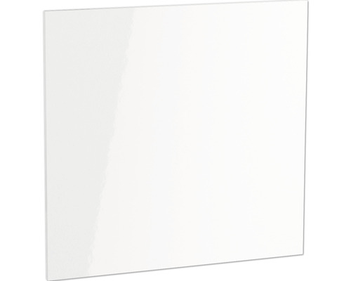 Cache de lave-vaisselle Optifit pour lave-vaisselle partiellement encastré Rurik986 lxpxh 59,6x1,6x57,2 cm blanc brillant démonté