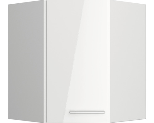 Élément haut d''angle avec une porte et une poignée