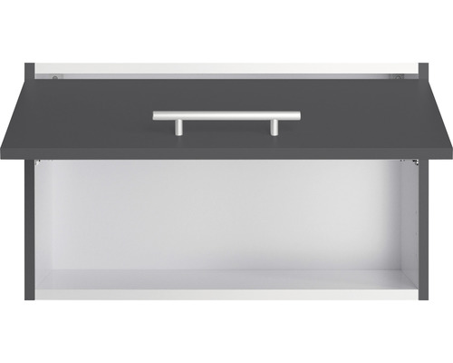 Élément haut ouvert avec poignée