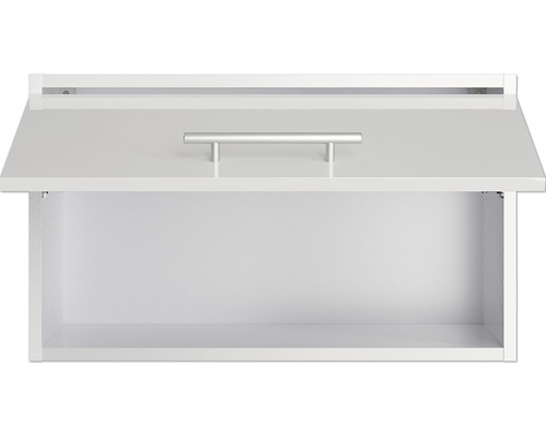 Armoire suspendue blanche avec poignée