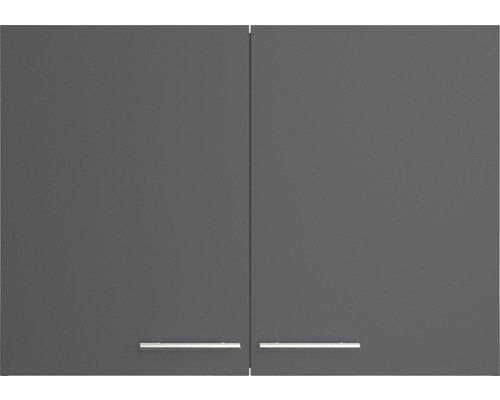 Armoire suspendue avec deux portes et poignées