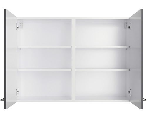 Armoire murale ouverte avec étagères pour salle de bain ou cuisine