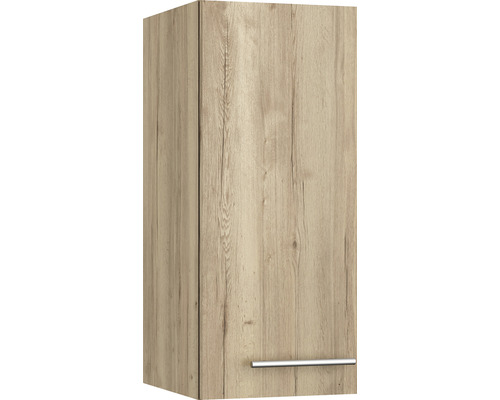 Armoire suspendue Optifit Erik290 lxpxh 30x34,9x70,4 cm chêne sauvage mat structuré démontée tirant réversible (montage à gauche ou à droite)