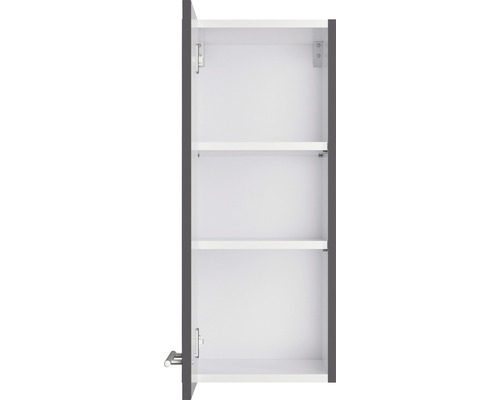 Offener Wandschrank mit Regalböden zur Aufbewahrung