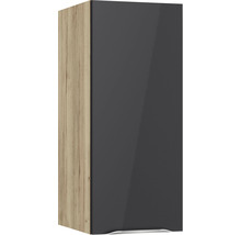 Armoire suspendue avec une porte et aspect bois