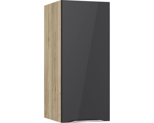 Hängeschrank Optifit OPTIkomfort Linus984 BxTxH 30x34.9x70.4 cm anthrazit/wildeiche