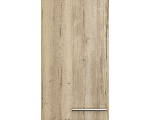 Façade de meuble de cuisine aspect bois avec poignée