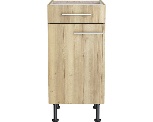 Meuble sous-lavabo avec tiroir et porte pour la salle de bains