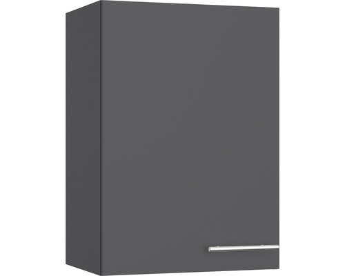 Armoire suspendue Optifit Ingvar420 lxpxh 50 x 34,9 x 70,4 cm anthracite mat démontée tirant réversible (montage à gauche ou à droite)