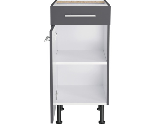 Unterschrank mit Schublade, Tür und Einlegeboden für die Küche