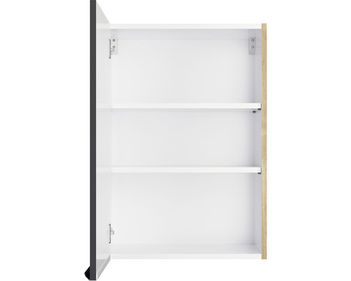 Meuble haut ouvert avec étagères pour salle de bain