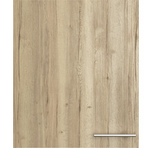 Façade de meuble de cuisine avec structure bois et poignée