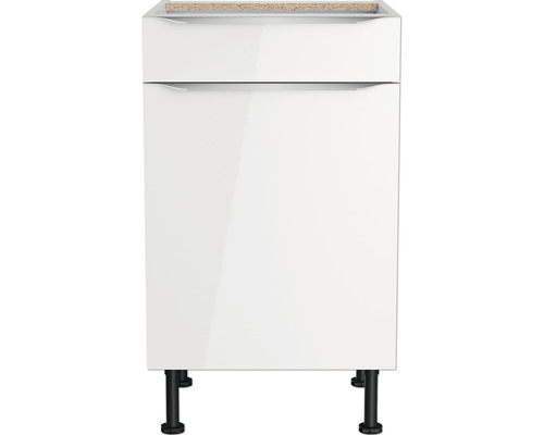 Meuble bas avec tiroir et pieds