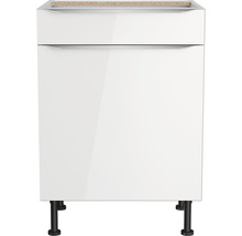 Meuble sous-lavabo avec tiroir et pieds