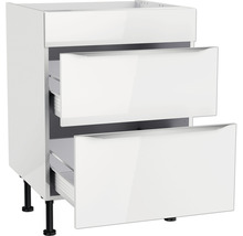 Meuble bas avec deux tiroirs