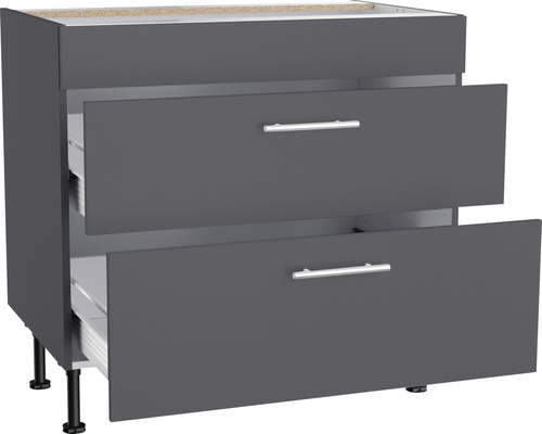 Meuble bas avec deux tiroirs pour la cuisine