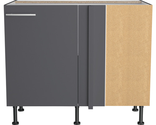 Meuble bas avec deux portes et pieds