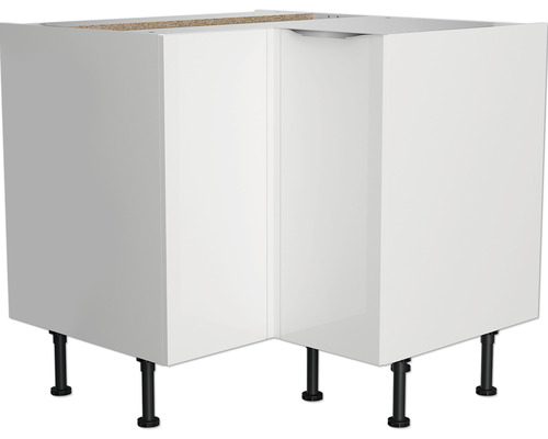 Meuble bas d''angle pour cuisine avec pieds