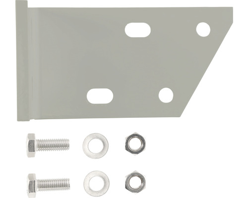 Support de fixation métallique avec vis, écrous et rondelles