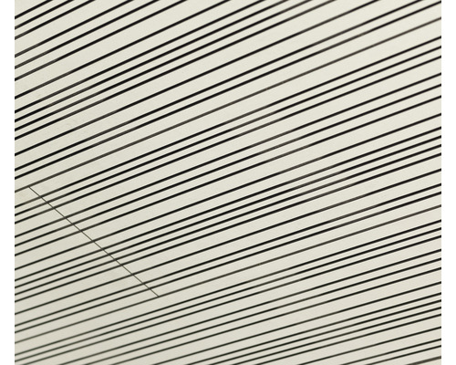 Swissclippanel -A+ Creative Weiss 1380x187x10 mm Deckenpaneel mit linearem Design