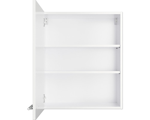 Offener Wandschrank mit zwei Regalböden