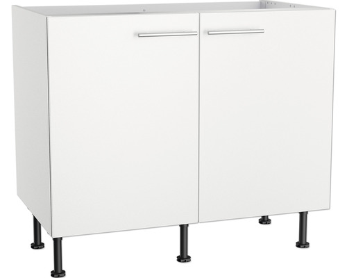 Unterschrank mit zwei Türen und Füßen