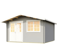 Gartenhaus aus Holz mit Fenster und Doppeltür