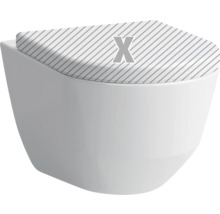 Wand-Tiefspül-WC aus Sanitärkeramik