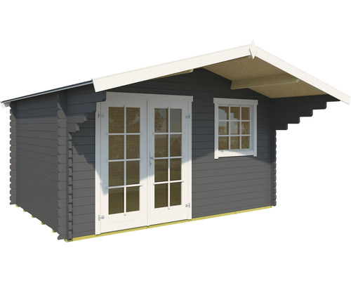 Abri de jardin avec double porte et fenêtre