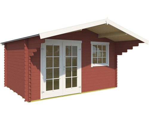 Abri de jardin avec double porte et fenêtre