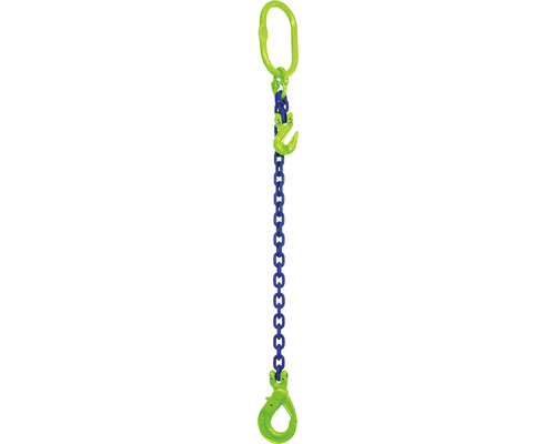 Mamutec Anschlagkette Kettengehänge 1-Strang 6 mm GK10 mit Sicherheitslasthaken und Verkürzer 6 m Mamutec Anschlagkette Kettengehänge 1-Strang 6 mm GK10 mit Sicherheitslasthaken und Verkürzer 6 m