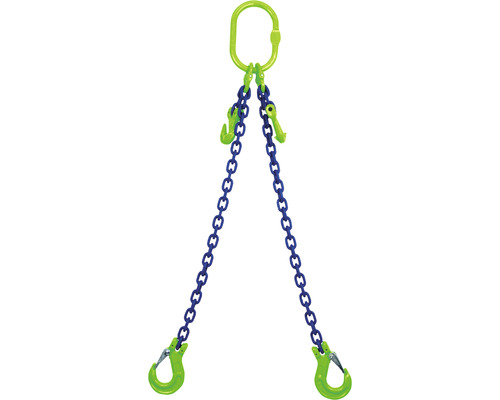 Mamutec Anschlagkette Kettengehänge 2-Strang 6 mm GK10 mit Lasthaken und Verkürzer 6 m Mamutec Anschlagkette Kettengehänge 2-Strang 6 mm GK10 mit Lasthaken und Verkürzer 6 m